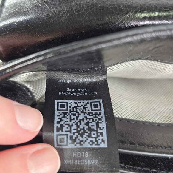 Rebecca Minkoff Jean Convertible Smooth Leather Backpack Black - Picture 12 of 12